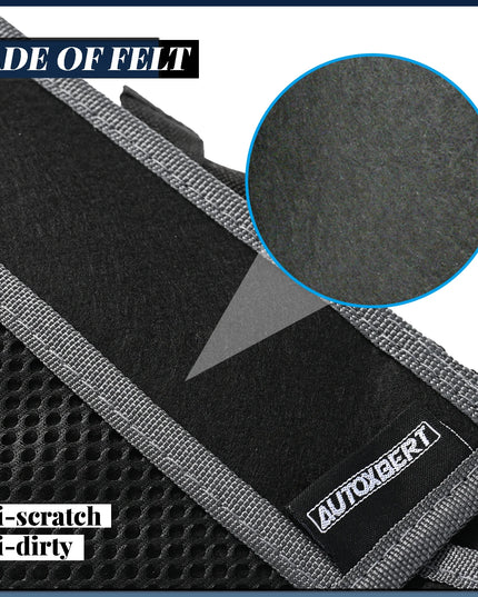 Universal Car Truck storage Bag Back Seat Backseat Organizer Felt W/ Extra Mesh Net Pockets Hanging Organiser Car Accessories