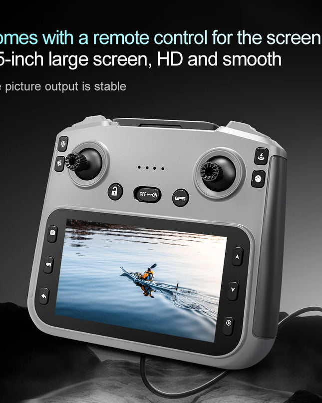 2025 V168 Pro MAX GPS Drone 8K Professional HD Camera 5G WIFI FPV 360° Obstacle Avoidance Brushless Large Screen RC Quadcopter