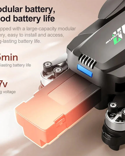 M7 Drone with 5G HD Camera Brushless Motor 4K UHD Video 1080P Image Stabilization Large Screen Remote Control Quadcopter