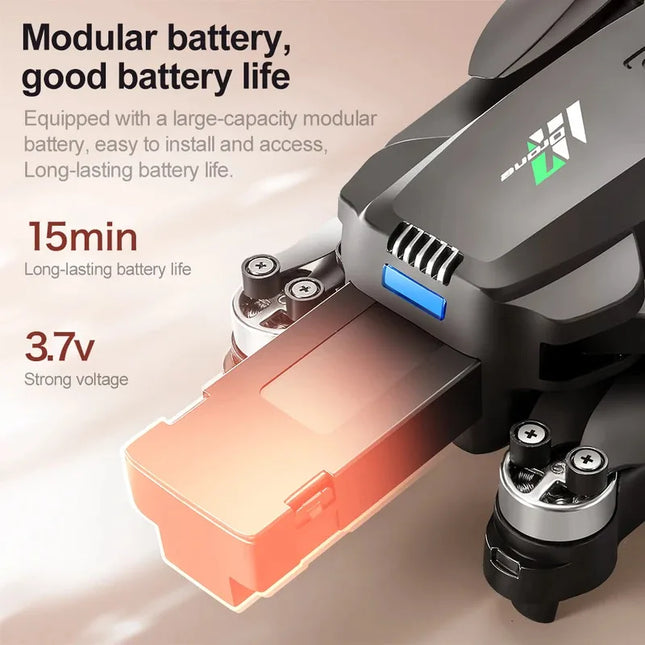 M7 Drone with 5G HD Camera Brushless Motor 4K UHD Video 1080P Image Stabilization Large Screen Remote Control Quadcopter