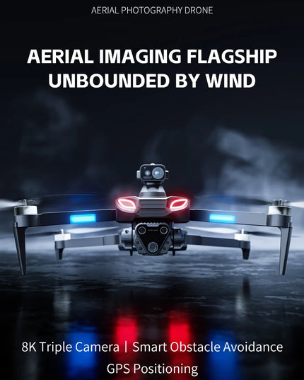 4DRC-M7 GPS Drone 8K Professional HD Camera Drones Brushless WIFI FPV Video 4.5 Inch Screen Control Quadcopter Drones Toy