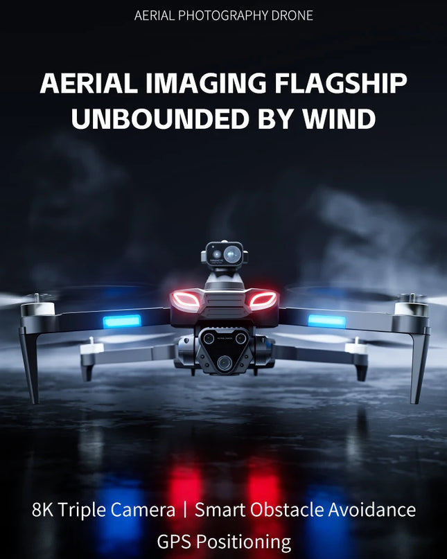 4DRC-M7 GPS Drone 8K Professional HD Camera Drones Brushless WIFI FPV Video 4.5 Inch Screen Control Quadcopter Drones Toy