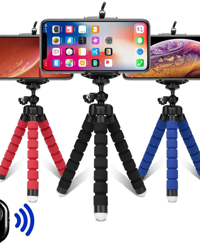 Tripods Tripod For Phone Mobile Camera Holder Clip Smartphone Monopod Tripe Stand Octopus Mini Tripod Stativ For Phone