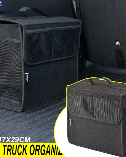 Universal Car Truck storage Bag Back Seat Backseat Organizer Felt W/ Extra Mesh Net Pockets Hanging Organiser Car Accessories