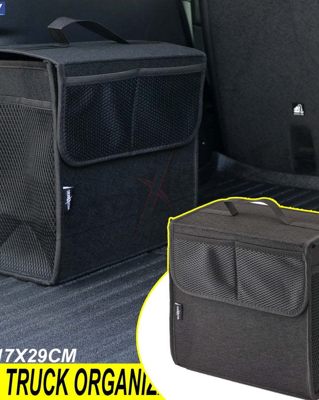 Universal Car Truck storage Bag Back Seat Backseat Organizer Felt W/ Extra Mesh Net Pockets Hanging Organiser Car Accessories