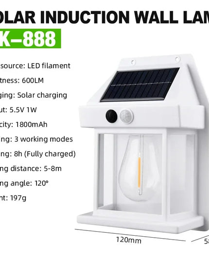 Powerful Outdoor Solar Lamp Garden Solar Powered Streetlight Outdoor Lights Waterproof Light Led Lighting External Decoration