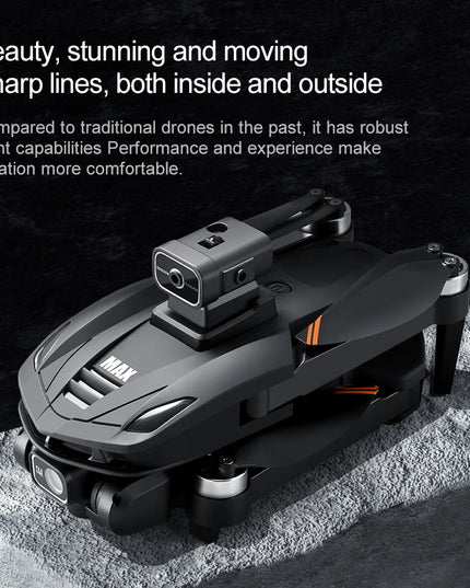 2025 V168 Pro MAX GPS Drone 8K Professional HD Camera 5G WIFI FPV 360° Obstacle Avoidance Brushless Large Screen RC Quadcopter