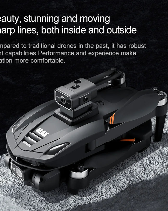 2025 V168 Pro MAX GPS Drone 8K Professional HD Camera 5G WIFI FPV 360° Obstacle Avoidance Brushless Large Screen RC Quadcopter