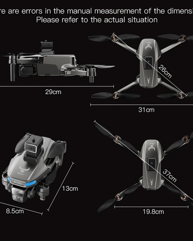 Mini Drone Professional GPS HD Camera Drones 5G WIFI FPV Video 4k UAV 4.5 inch large screen remote control RC Dron SG109 PRO MAX