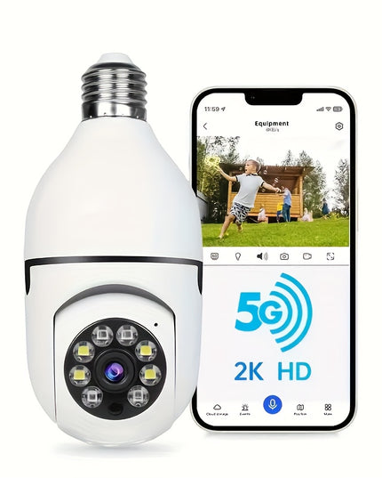 6pcs 4MP HD Wireless Security Camera System Can Monitor And Protect Your Family And Pets In Real Time Through 2.4G/5Ghz WIFI, Color Night Vision, 911 Artificial Intelligence Indoor Monitoring And Two-way Voice.