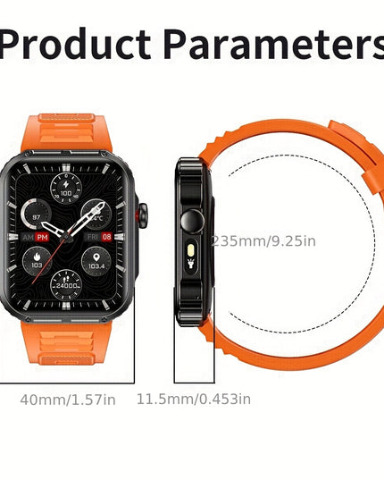 [Ideal Gift] COIUSOR Smart Watch With Built-in LED Flashlight, 2.01" IPS Display, Wireless Calling, Wireless 5.3, 100+ Sports Modes, Step Counter, Distance & Calorie Tracker, Music & Camera Control, Compatible With For iphone